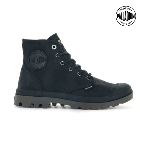 Dámské Boty Palladium Pampa Hi WAX Černé | CZ QBZ-01K